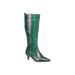 Women's Darcy Boot by French Connection in Green Snake (Size 7 1/2 M)