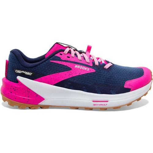 BROOKS Damen Trailrunningschuhe Catamount 2, Größe 38 ½ in Peacoat/Pink/Biscuit