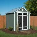 Handy Home Products Garden 6 ft. x 8 ft. Shed with Metal Roof (Floor Included)