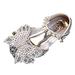 Slide on Sandals Girls Fashion Spring And Summer Girls Sandals Dress Performance Dance Shoes Mesh Rhinestone Butterfly Pearl Belt Buckle