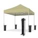 Eurmax Canopy 8 x 8 Sandy Pop-up and Instant Outdoor Canopy