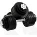 Yes4All 105 lbs Adjustable Dumbbell Weight Set For Home Gym Cast Iron Dumbbell Pair