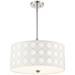 George Kovacs Patchwork 3-Light Polished Nickel Pendant