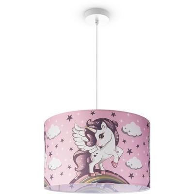 Paco Home - Deckenlampe Kinderzimmer Pendelleuchte Babyzimmer Feuerwehr Straße Polizei E27 Image