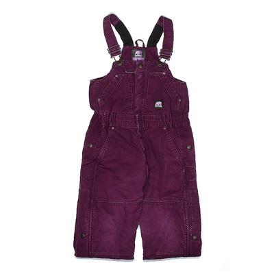 Berne Snow Pants With Bib - High Rise: Purple Sporting & Activewear - Kids Girl's Size X-Small