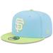 Men's New Era Light Blue/Neon Green San Francisco Giants Spring Color Two-Tone 59FIFTY Fitted Hat