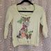 Anthropologie Sweaters | Anthropologie Field Flower Butterfly Cardigan Size Small | Color: Green | Size: S