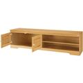 Lowboard HOME AFFAIRE "Cubrix" Sideboards Gr. B/H/T: 162 cm x 45 cm x 44 cm, beige (natur gebeizt, gewachst) Lowboards