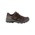 Wanderschuh JACK WOLFSKIN "VOJO 3 TEXAPORE LOW M" Gr. UK 12,5 - EU 47,5, Normalschaft, braun (dark, brown, lime) Schuhe Herren