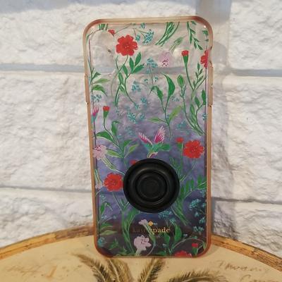 Kate Spade Cell Phones & Accessories | Kate Spade Cell Phone Case Clear With Floral Pattern And Pop Up | Color: Green/Red | Size: Os