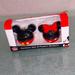 Disney Kitchen | Disney Mickey Mouse & Friends Ceramic Salt & Pepper Shaker | Color: Black/Red | Size: Os