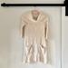 Anthropologie Dresses | Anthropologie Sleeping On Snow Cream Cowl Neck Sweater Dress | Color: Cream/White | Size: Xsp