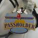 Disney Accessories | Disney 21198 Annual Passholder Id Lanyard Mickey Castle Bolo Tie Disneyland Dlr | Color: Blue/Gold | Size: Os
