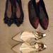 Nine West Shoes | Lot 3 Womens Sz 7 1/2 Pointy Toe Ballet Flats 2 Nine West 1 J Renee | Color: Black/Cream/Red | Size: 7.5