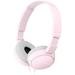 Sony MDRZX110AP ZX Series Extra Bass Smartphone Headset with Mic (Pink)