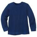 disana - Kid's Wabenstrick-Pullover - Wollpullover Gr 122/128 blau