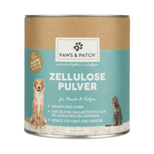 2x150g PAWS & PATCH Zellulosepulver Einzelfuttermittel Hund Katze
