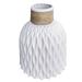 BONYOUN Flower Pot, Nordic Style Plastic Faux Ceramics Striped Vase Desktop Decor For Home Plastic in White/Blue | Wayfair 2462555@YB