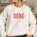 XOXO-Sweat-shirt Leon Love You pulls à capuche mignons cadeau Saint Valentin