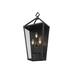 17 Stories 24" Tall Aluminum Wall Light Aluminum/Glass/Metal in Black/Gray | 11 H x 24 W x 24 D in | Wayfair EEDD831FD6F74B42A10E194DC6AAE2BA