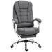 The Twillery Co.® Arcola Ergonomic Executive Chair Upholstered, Steel in Gray | 45.25 H x 25.5 W x 27.5 D in | Wayfair
