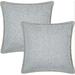 Latitude Run® Militiadis Linen Square Pillow Cover Linen in Gray | 16 H x 16 W x 2 D in | Wayfair 04C3B648F34F44678073A64AC7BDDEF9