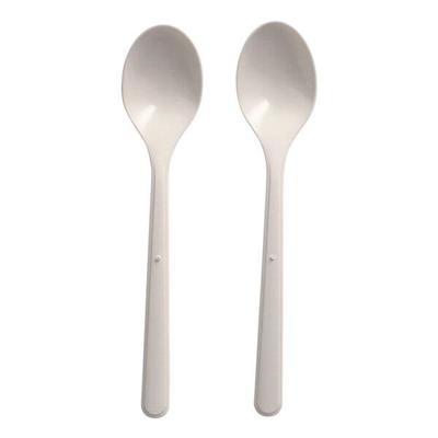 Papstar 50er-Pack Mehrweg-Kaffeelöffel 13 cm weiß weiß