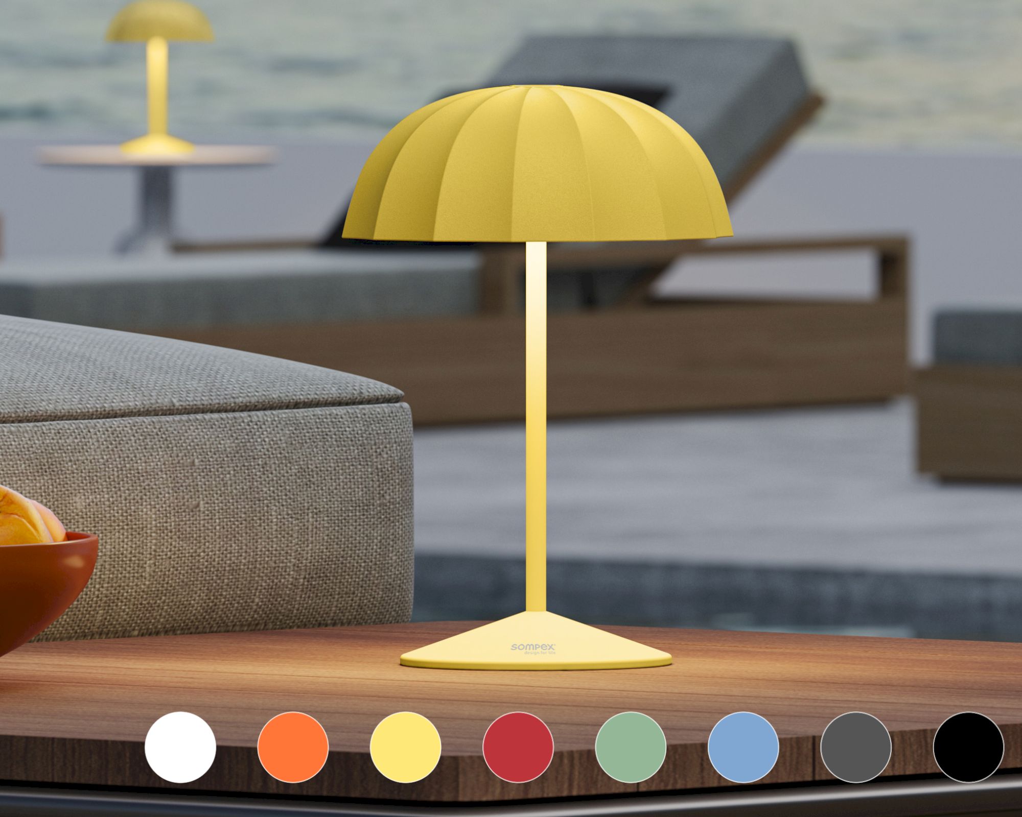 Sompex »Ombrellino« Tischleuchte schwarz Image