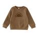 Toddler Tan Hoodie Toddler Baby Boys Girls Sweatshirt Long Sleeve Tops Casual Autumn Spring Sweatshirts Sun Prints