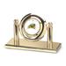 Gold George Mason Patriots Team Logo Arcade Desk Clock