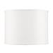 Mila Blown Glass Table Lamp - Drum White - Ballard Designs - Ballard Designs