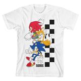 Youth BIOWORLD White Sonic the Hedgehog T-Shirt