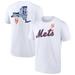 Men's Fanatics Branded White New York Mets Team Hot Shot T-Shirt