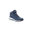 Wanderschuh JACK WOLFSKIN "WOODLAND 2 TEXAPORE MID W", Gr. 40, blau, Textil, Synthetik, sportlich, Schuhe, wasserdicht