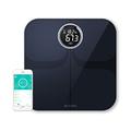 YUNMAI Premium Smart Body Analyser - A Bluetooth Bathroom Scale with 10 Body Composition analysis (Inc. Body fat) - Black