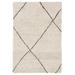 White 36 x 24 x 0.75 in Area Rug - Dash and Albert Rugs Numa Geometric Hand-Knotted Area Rug in Brown/Ivory | 36 H x 24 W x 0.75 D in | Wayfair