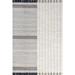 Black/Brown 72 x 48 x 0.3 in Area Rug - Latitude Run® Dajiah Casual Stripe Wool Tassel Area Rug /Jute & Sisal | 72 H x 48 W x 0.3 D in | Wayfair