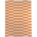 Brown/White 144 x 108 x 0.08 in Area Rug - Latitude Run® Pollitt Striped Machine Woven Area Rug in Brown/Beige | 144 H x 108 W x 0.08 D in | Wayfair