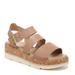 Dr. Scholl's Once Twice - Womens 9 Brown Sandal Medium