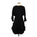 Betsy & Adam Casual Dress - DropWaist: Black Dresses - Women's Size 9