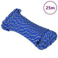 vidaXL Boat Rope Blue 3 mm 25 m Polypropylene