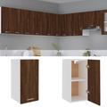 vidaXL Hanging Cabinet Brown Oak 29.5x31x60 cm Engineered Wood