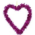 wofedyo home & kitchen valentine s day love heart shape garland wall hanging decoration party pendant room decor home decor Purple 30*30*4