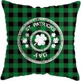 solacol Throw Pillows Covers Sofa Throw Pillows Throw Pillow Covers St. Patricks Day Short Plush Cushion Cover Throw Pillow Cover Sofa Home Decor Sofa Pillow Covers Sofa Cushion Covers