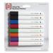 TRU RED Dry Erase Marker Tank-Style Medium Chisel Tip Seven Assorted Colors 8/Pack (24398948)