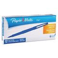 Paper Mate-1PK Point Guard Flair Felt Tip Porous Point Pen Stick Medium 0.7 Mm Blue Ink Blue Barrel Dozen