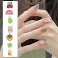 zhiyu 3d nail jewelry 7 styles with bow strawberry small animal stereo jewelry mixed nail drill for diy craft nail supplies set