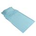 CJC Sleeping Bag Liner Travel Sheet & Camping Sheet for Backpacking Hotel Hostels & Traveling Comfy & Easy Care Light Blue