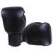 Boxing Gloves Thai caseing Thai Kick Boxing Leather Sparring Heavy Bag Workout MMA Gloves Adult and Children Black Adult