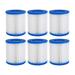 6 Pack Type D Pool Filter Cartridge for Intex Type VI Filter Pump Replacement Cartridge Type S1 Easy Set Swimming Pool Filter Cartridges